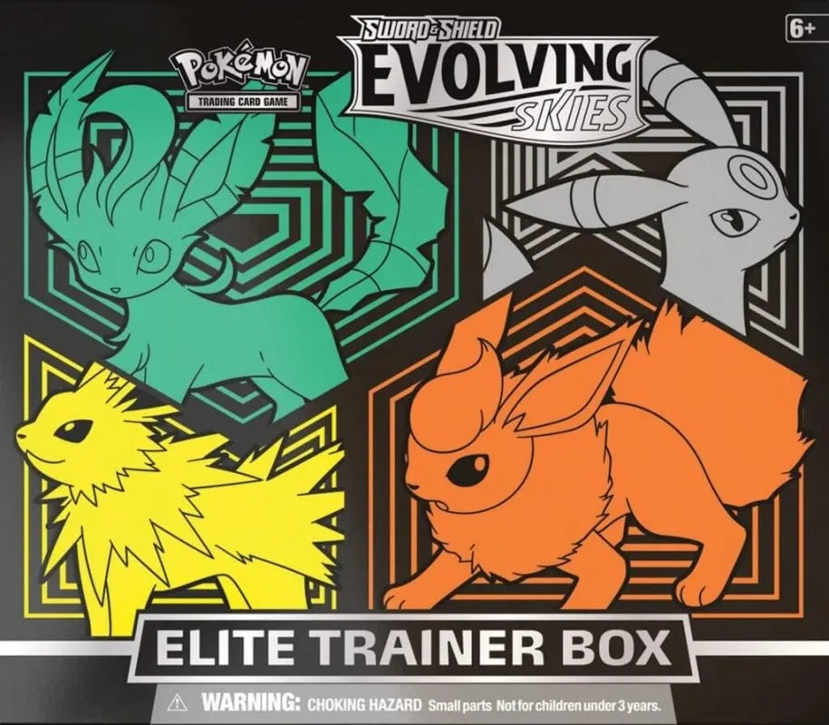 Pokémon TCG: Sword & Shield-Evolving Skies Pokémon Center Elite Trainer Box (Jolteon, Flareon, Umbreon & Leafeon)