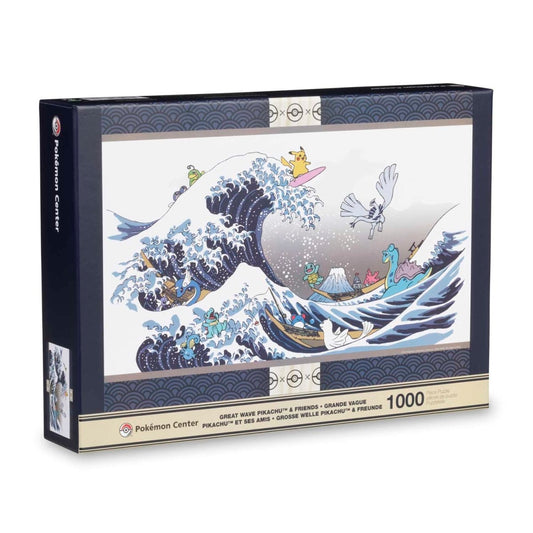 Great Wave Pikachu & Friends Puzzle (1,000 Pieces)