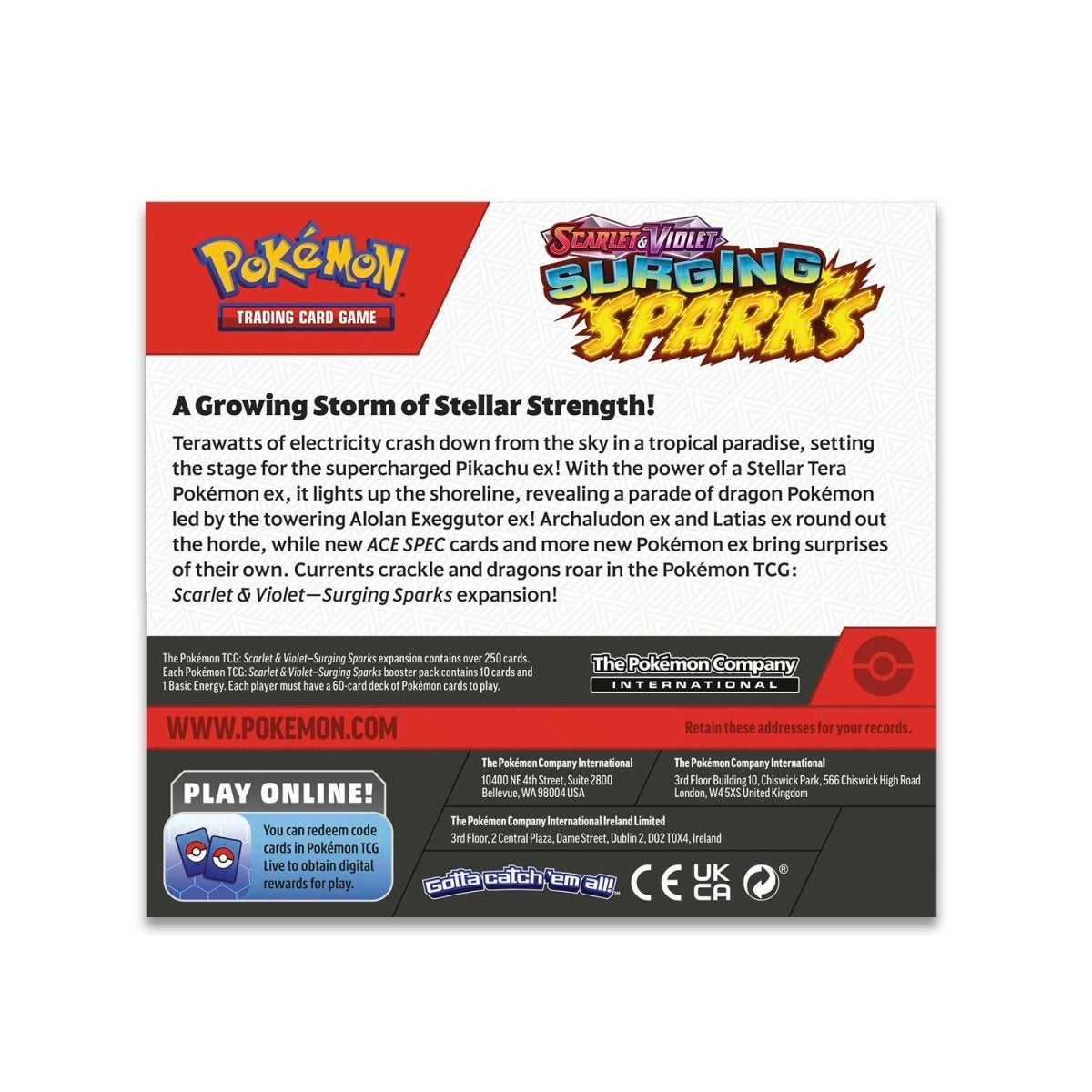 Pokémon TCG: Scarlet & Violet-Surging Sparks Booster Display Box (36 Packs)