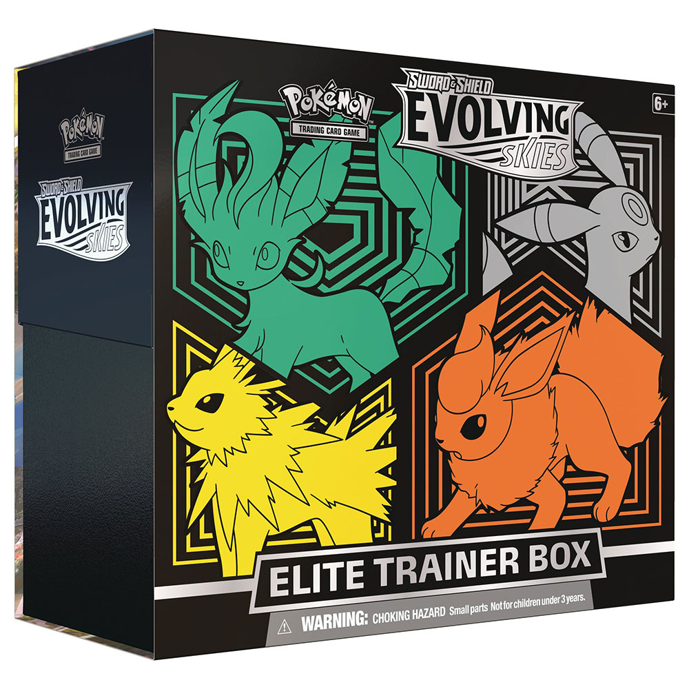 Pokémon TCG: Sword & Shield-Evolving Skies Pokémon Center Elite Trainer Box (Jolteon, Flareon, Umbreon & Leafeon)